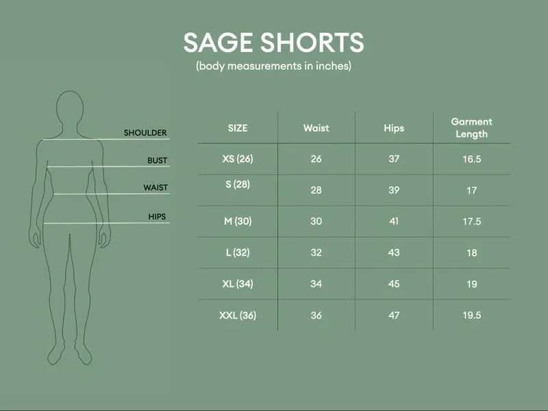 Sage Shorts - Oatmeal