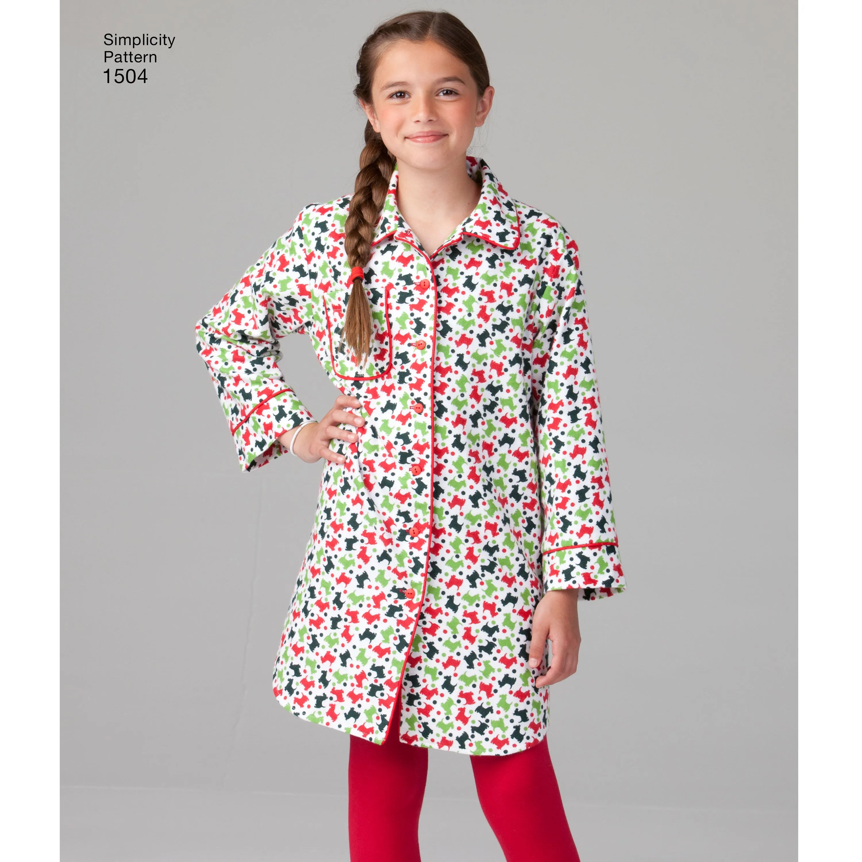 Simplicity Pattern 1504 Child's, Teens' and Adults' Loungewear