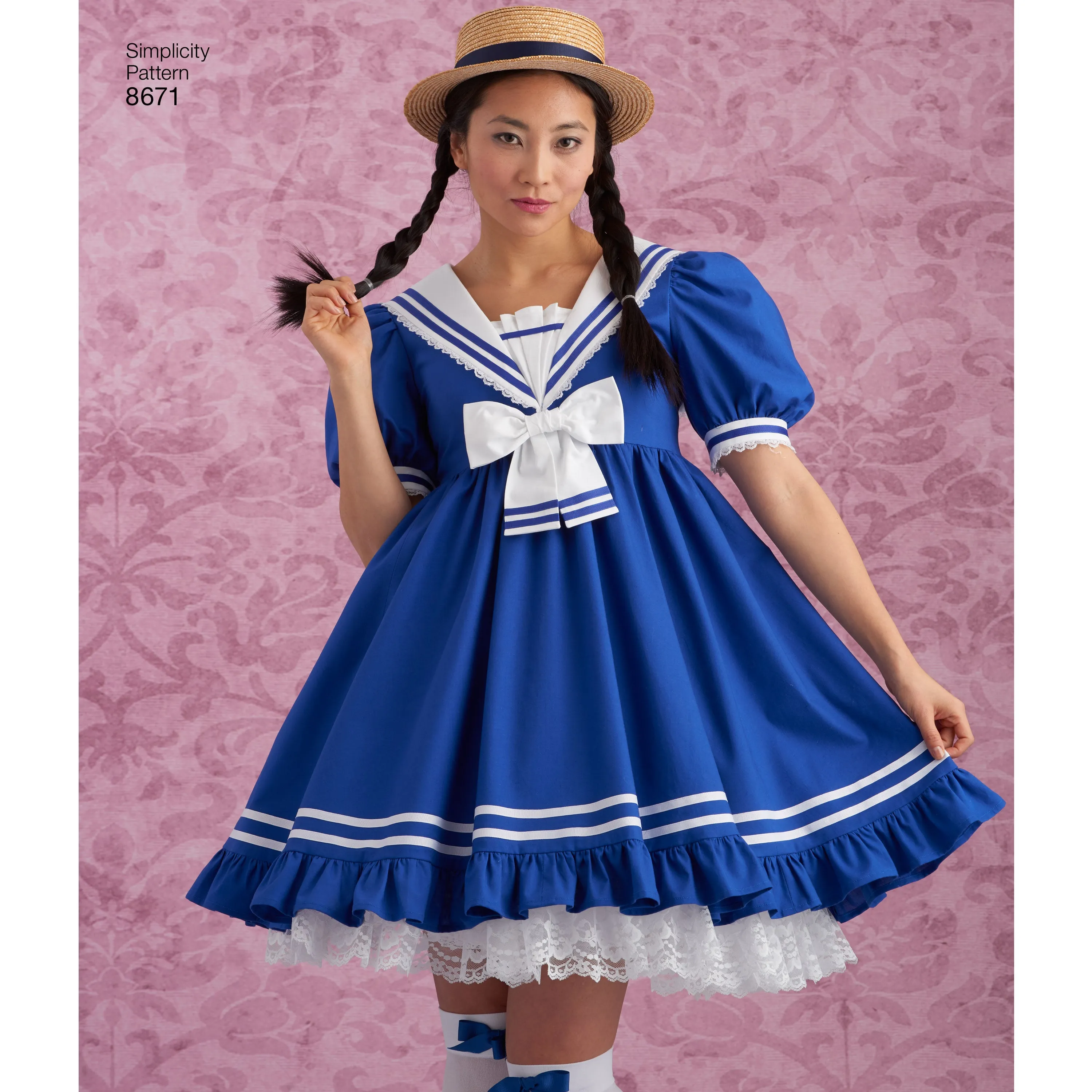 Simplicity Pattern 8671 Women’s Lolita Costume Dresses