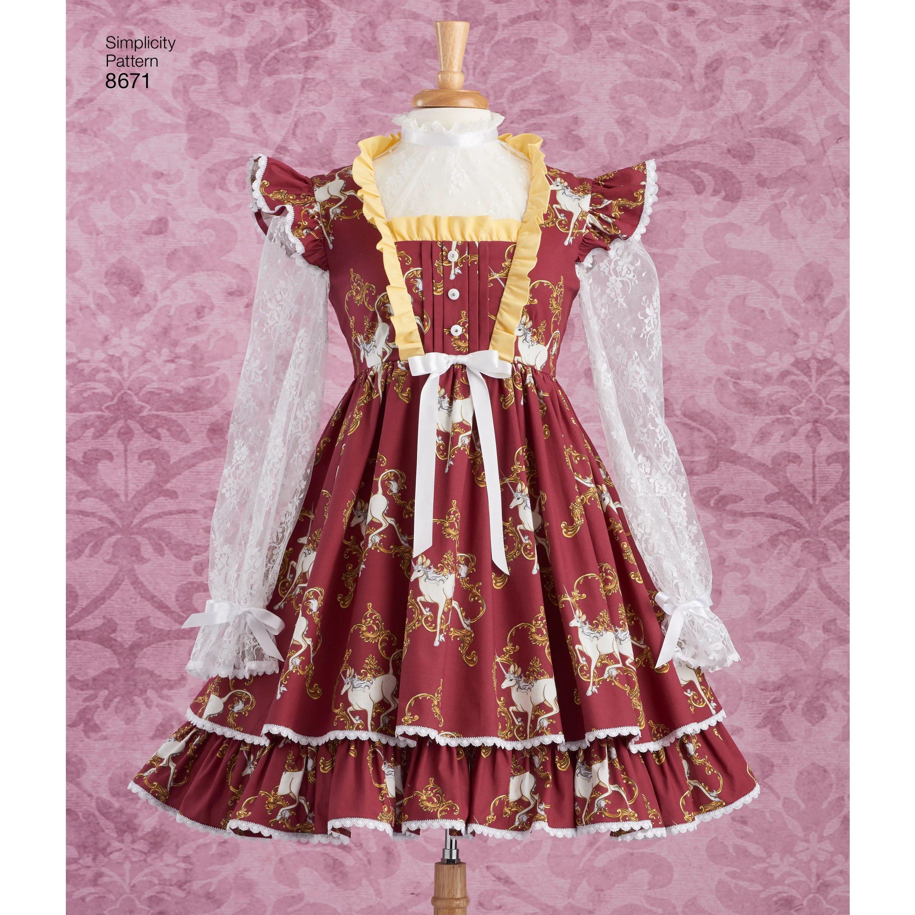 Simplicity Pattern 8671 Women’s Lolita Costume Dresses