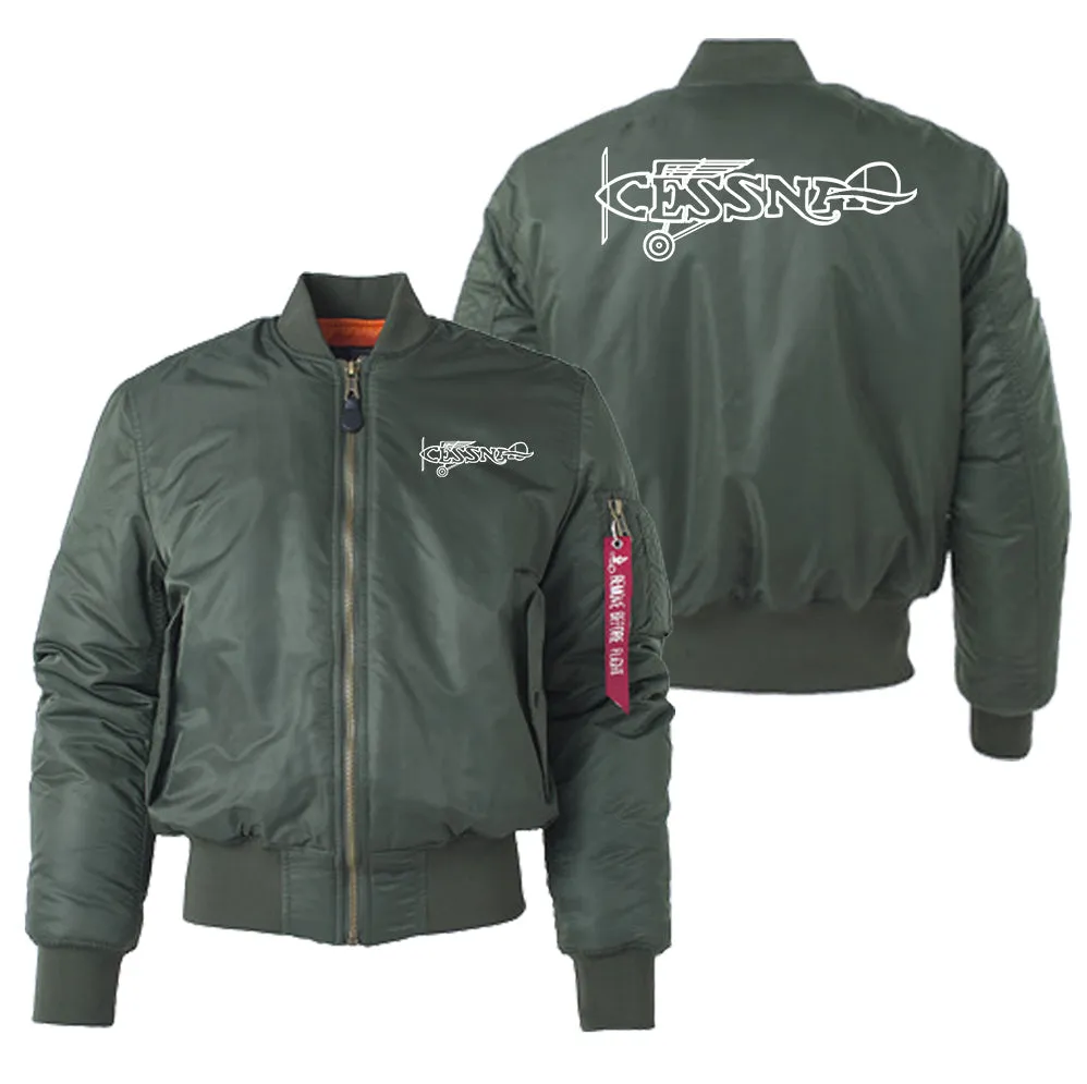 Special Cessna Text Designed "Women" Bomber Jackets