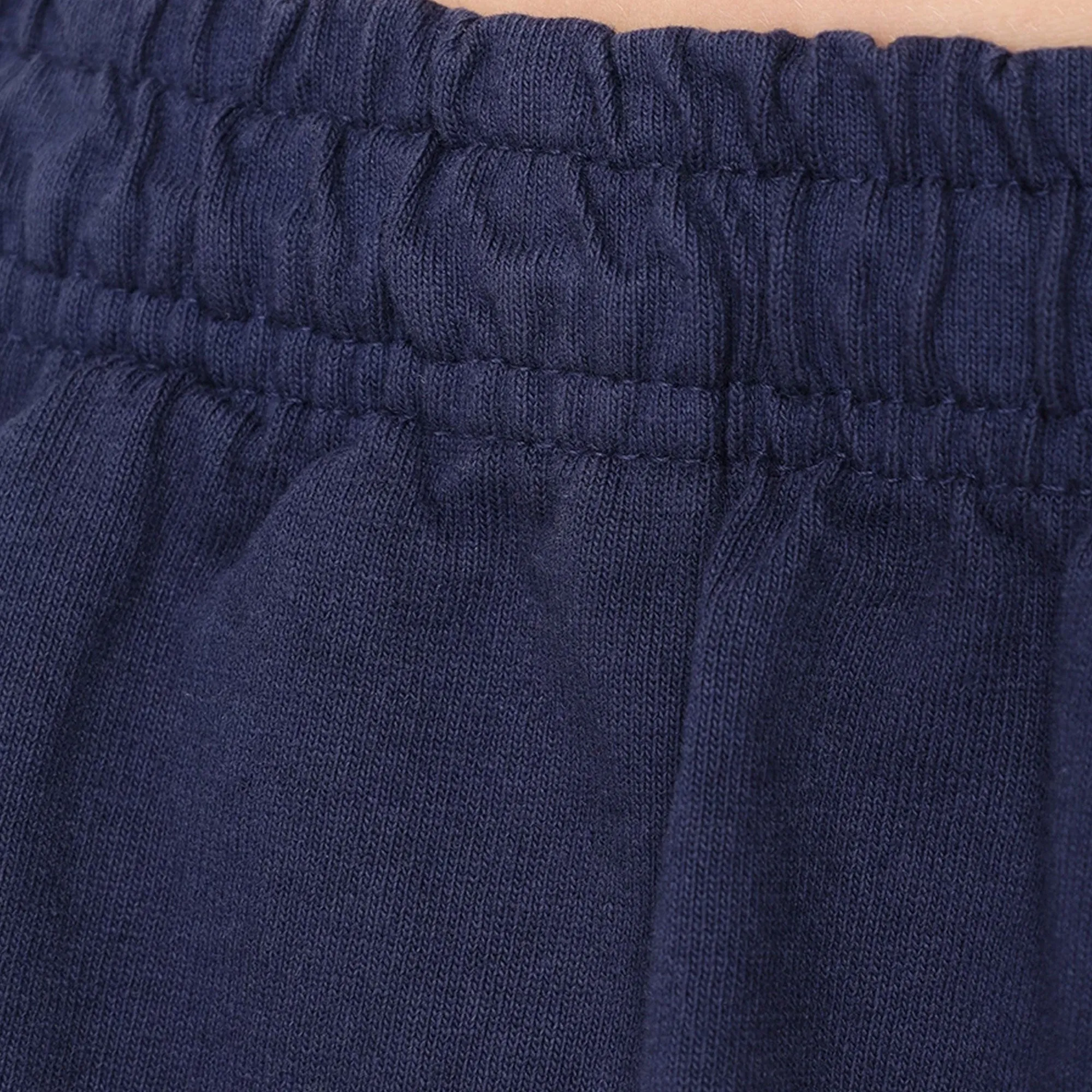 SPORTY & RICH | WMN'S SPA DISCO SHORTS { NAVY/WHITE