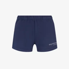 SPORTY & RICH | WMN'S SPA DISCO SHORTS { NAVY/WHITE