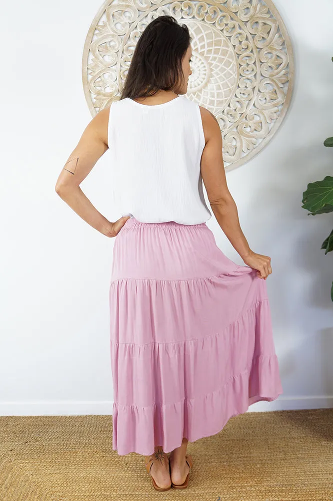 Tiered Skirt "Plain"