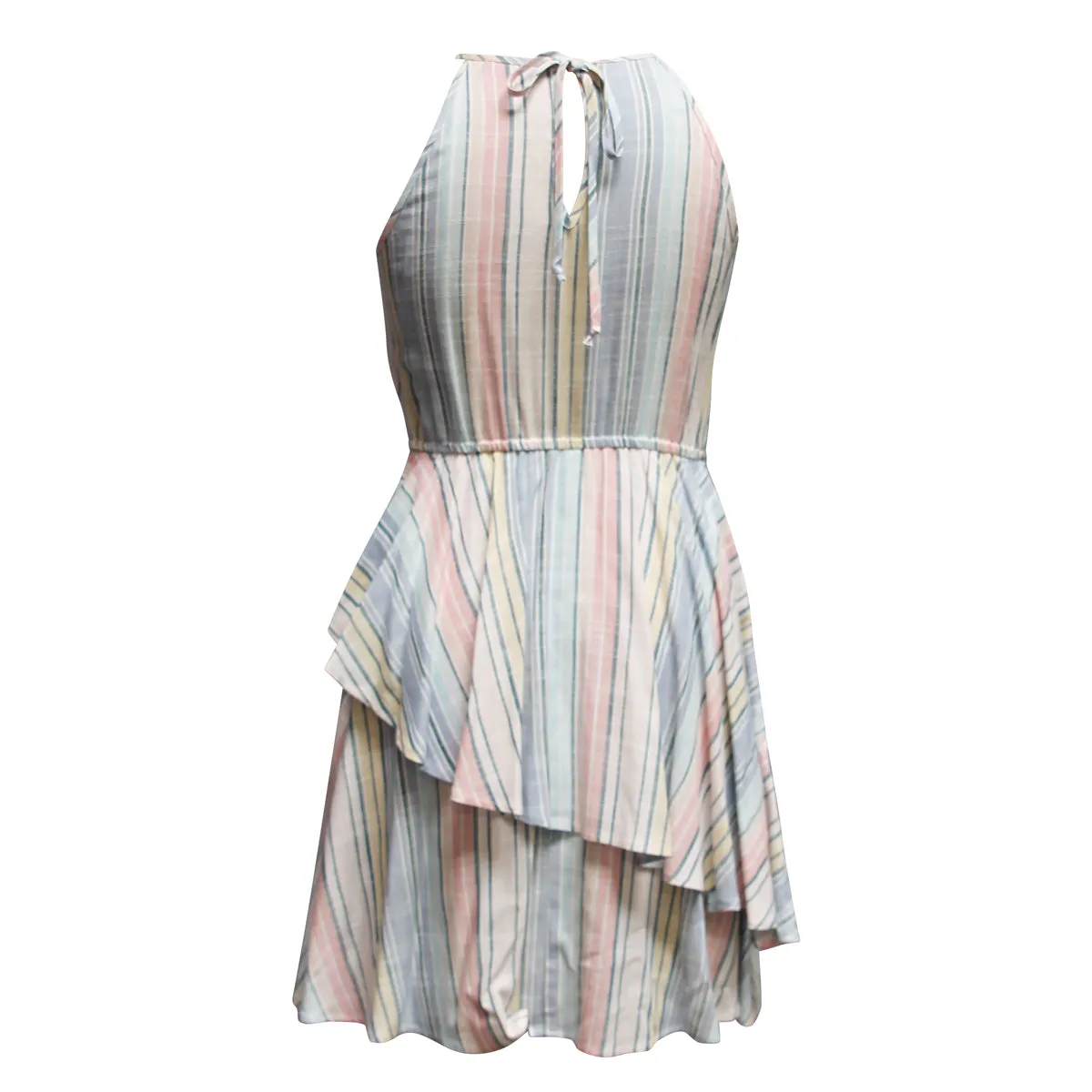 Tween Stripe Peplum Dress